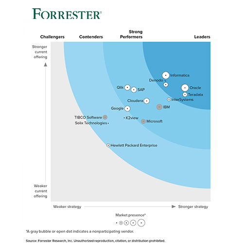  O Forrester Wave™: Enterprise Data Fabric, 1º trimestre de 2024